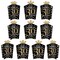Big Dot of Happiness Adult 30th Birthday - Gold - Table Decorations - Birthday Party Fold and Flare Centerpieces - 10 Count